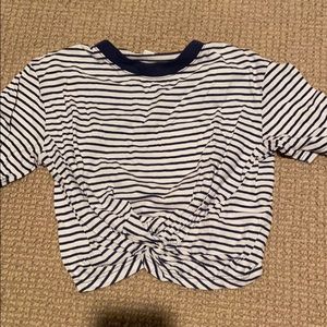 Top shop cropped shirt